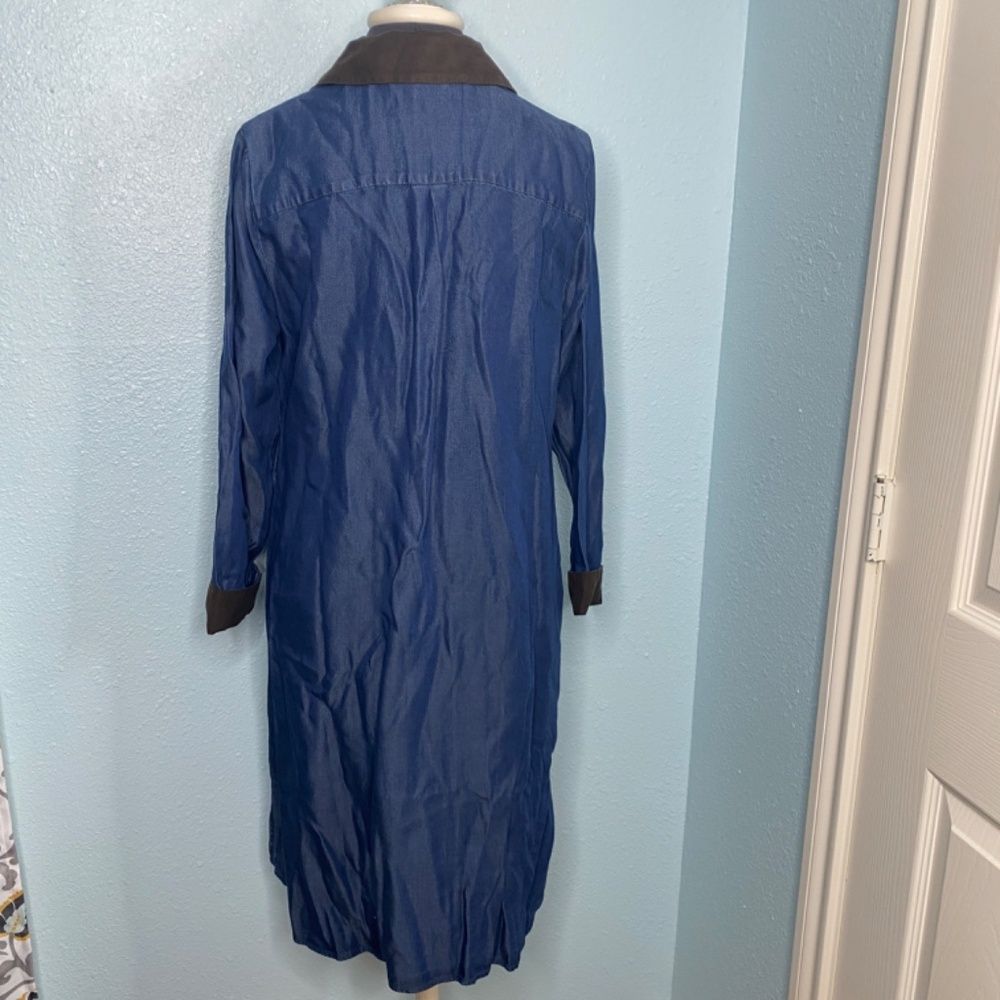 Soft Surroundings Icons Urbina Denim Dress - Picture 3 of 13
